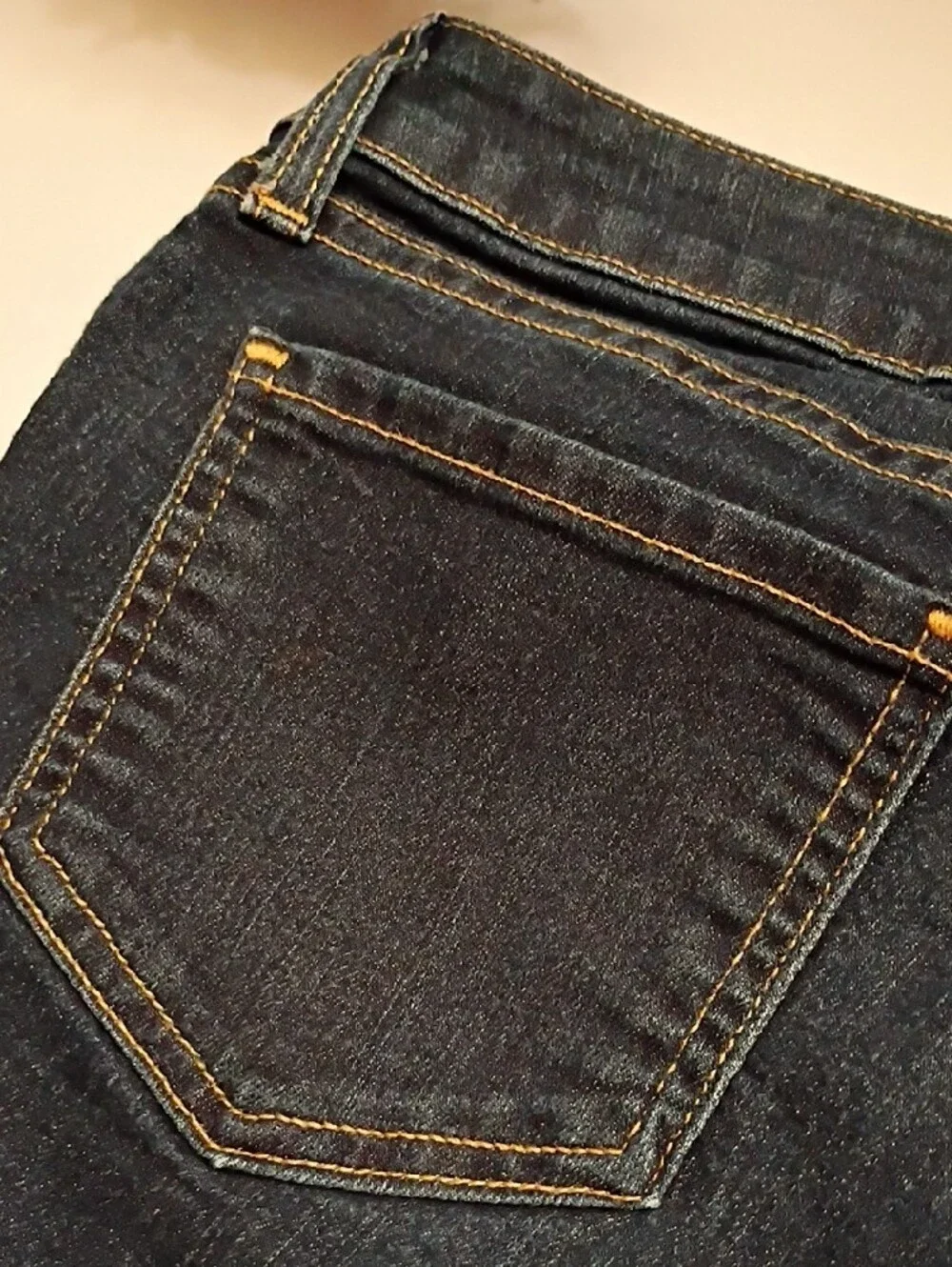 kate spade Dark Blue Bootcut Jeans with Contrast Stitching